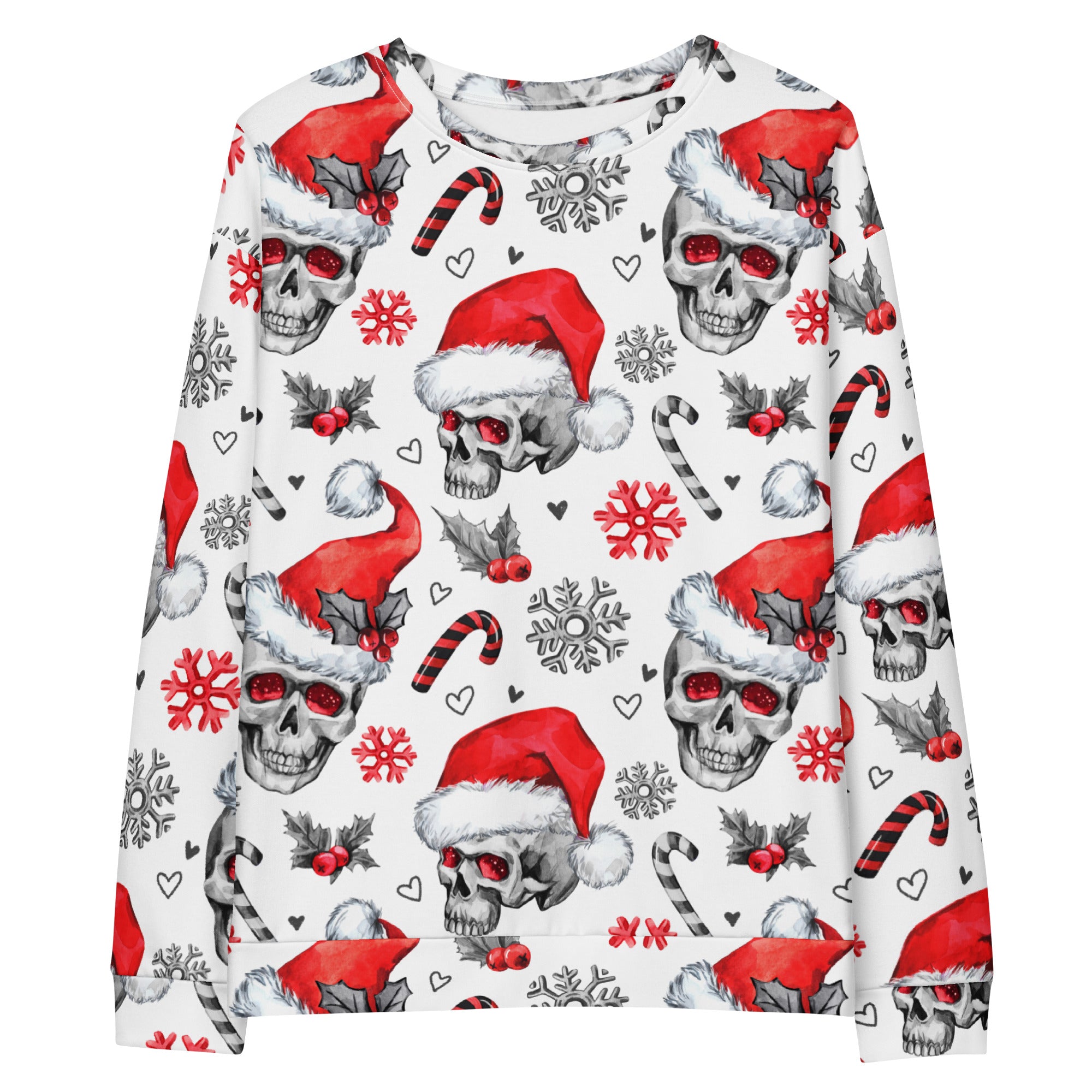 Santa Skulls Eco Sweatshirt